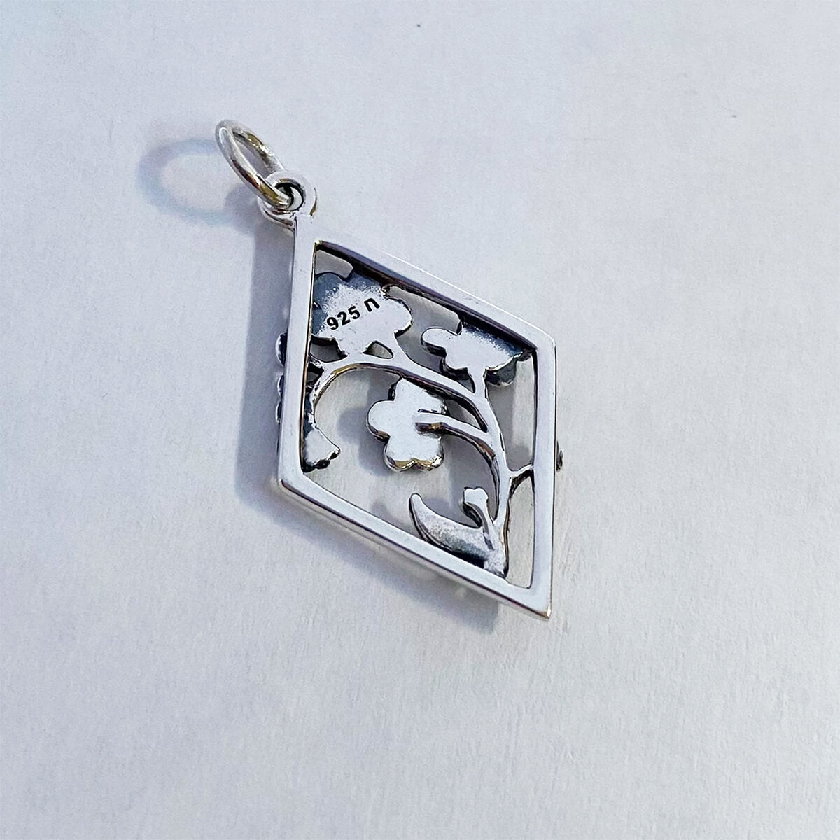 Forget me not flower charm in frame