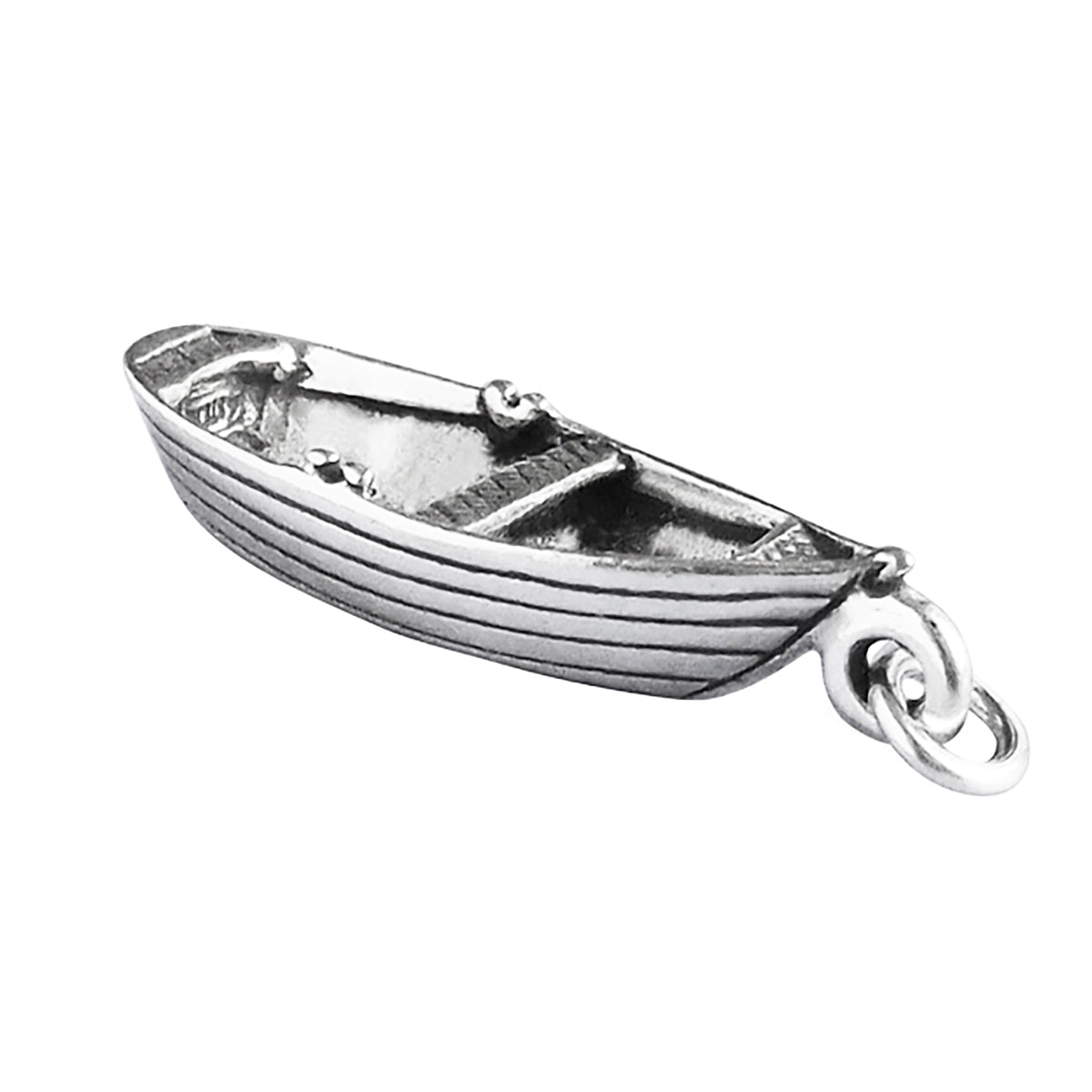 Fisherman Necklace, Fishing Pendant, Boating Charm Jewelry