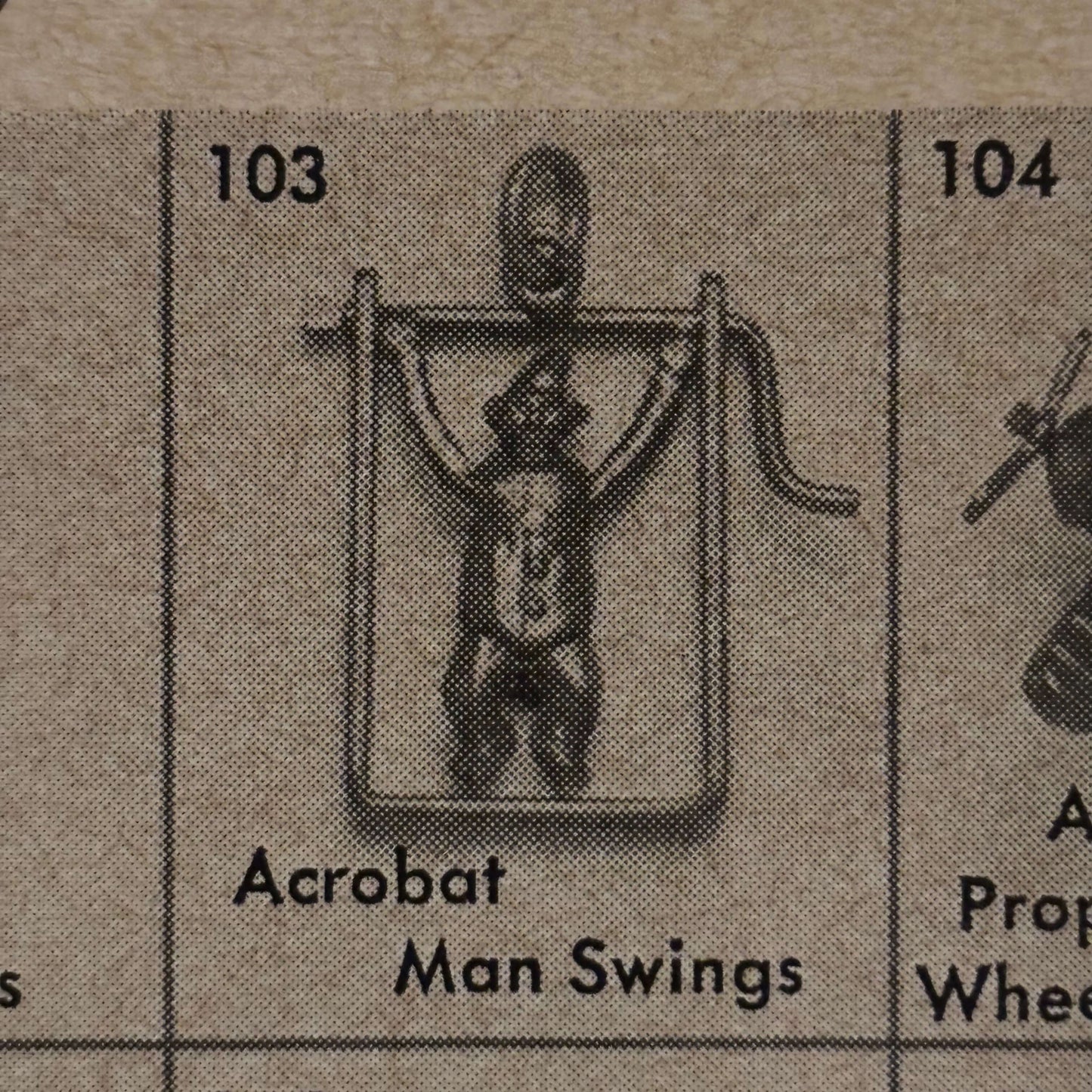 Acrobat Clown Charm VINTAGE in Sterling Silver