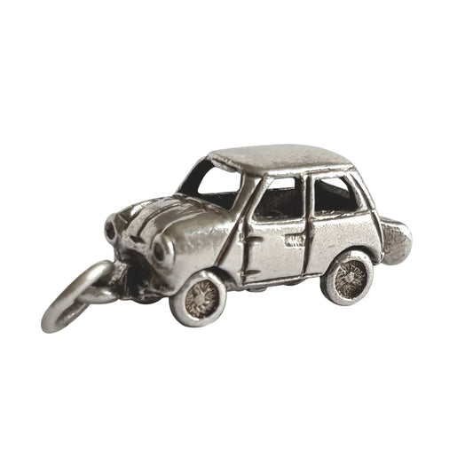 Vintage sterling silver opening mini car charm made by CHIM