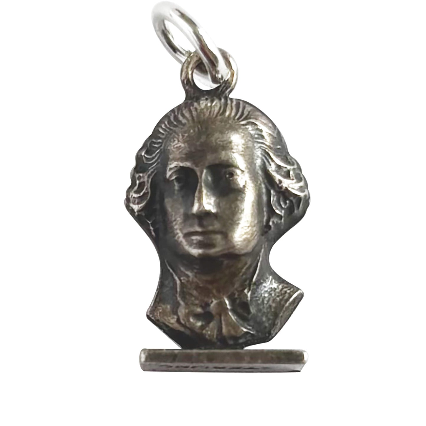 Vintage sterling silver president Thomas Jefferson charm