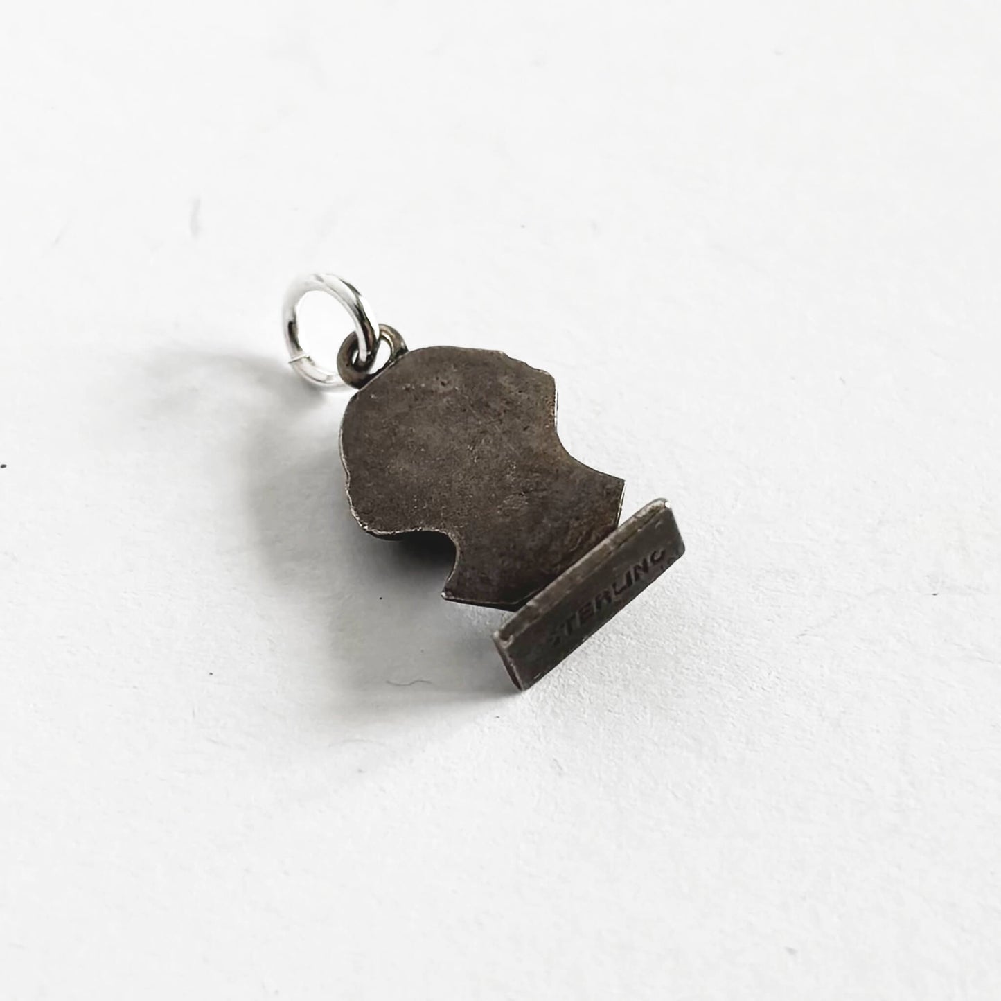 Vintage sterling silver president Thomas Jefferson pendant