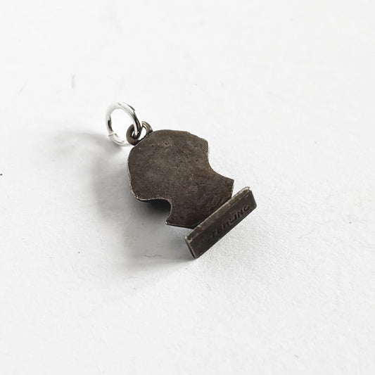 Vintage sterling silver president Thomas Jefferson pendant