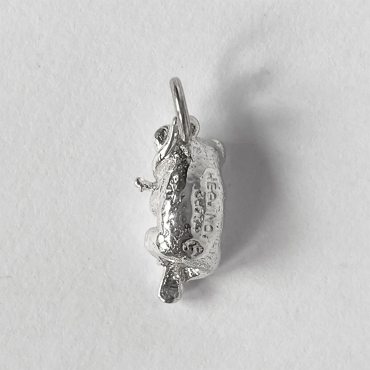 Sterling silver koala on branch pendant