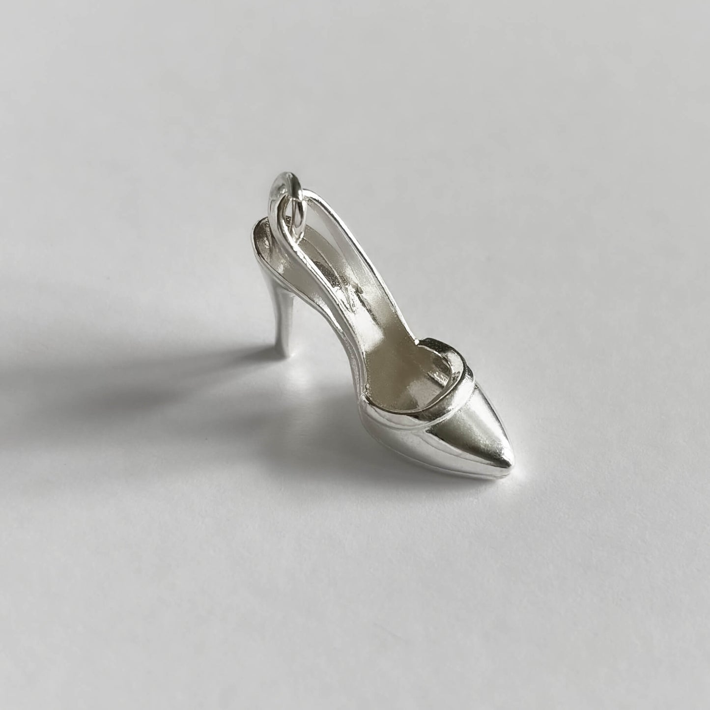 Sterling silver Stiletto shoe charm