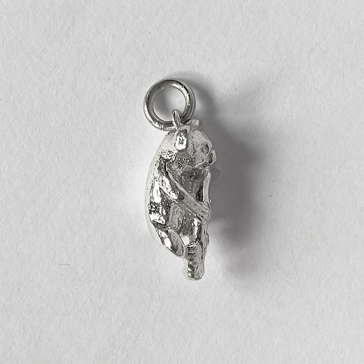 Koala on branch pendant in sterling silver