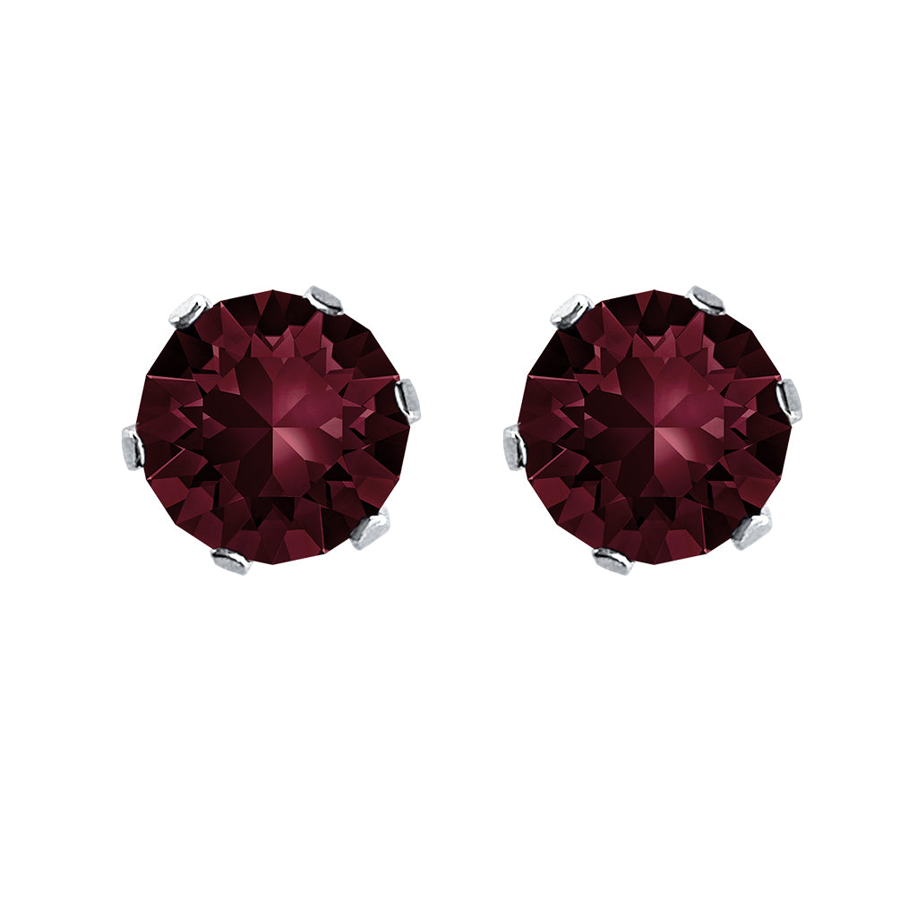 swarovski solitaire earrings | choice of colours