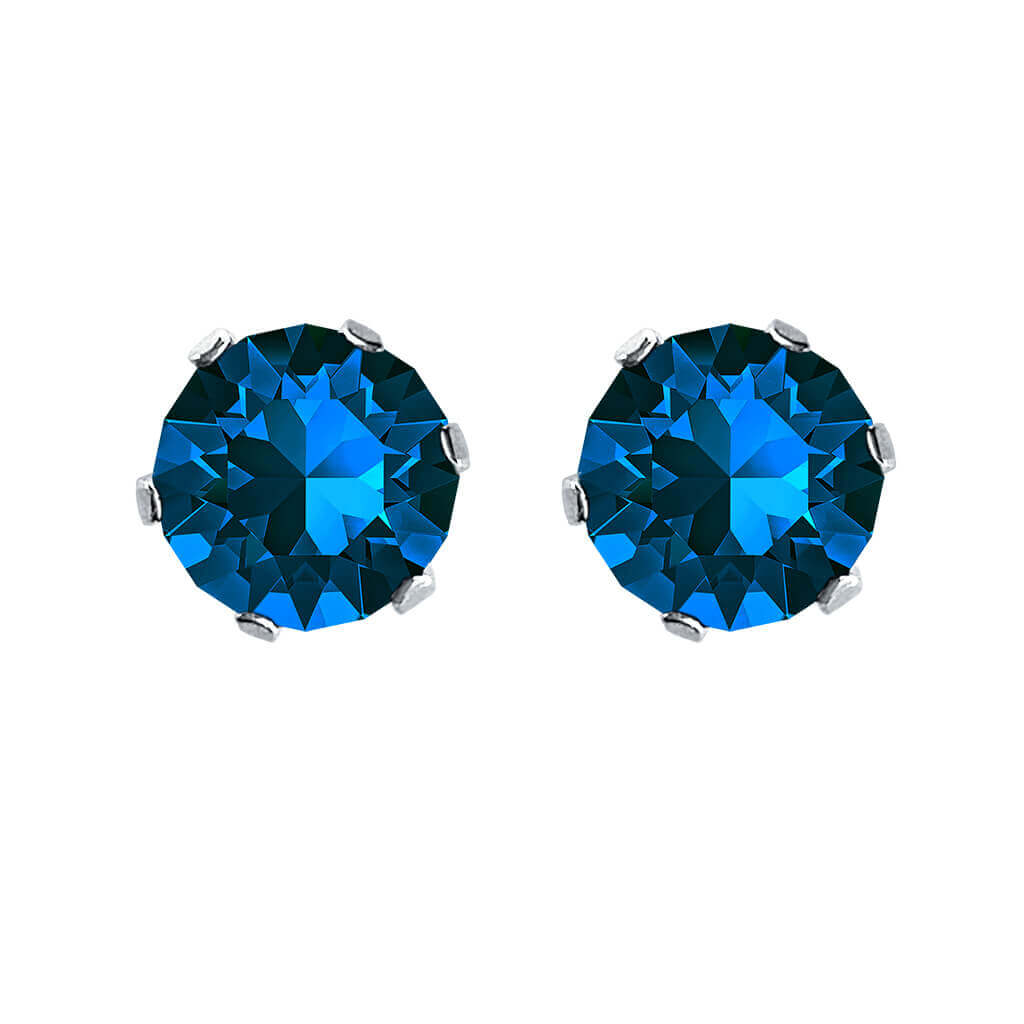 swarovski solitaire earrings | choice of colours capri