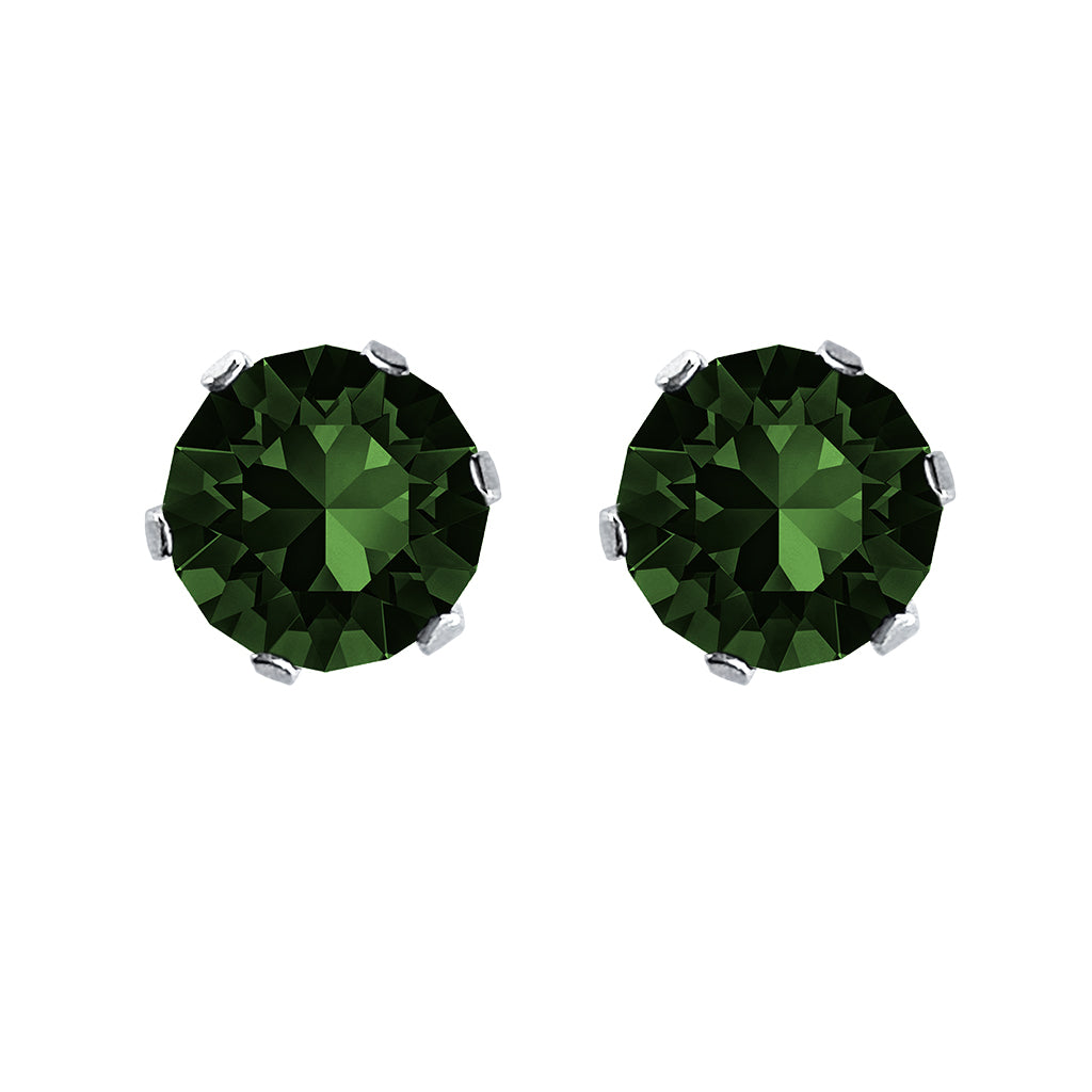 swarovski solitaire earrings | choice of colours turmaline