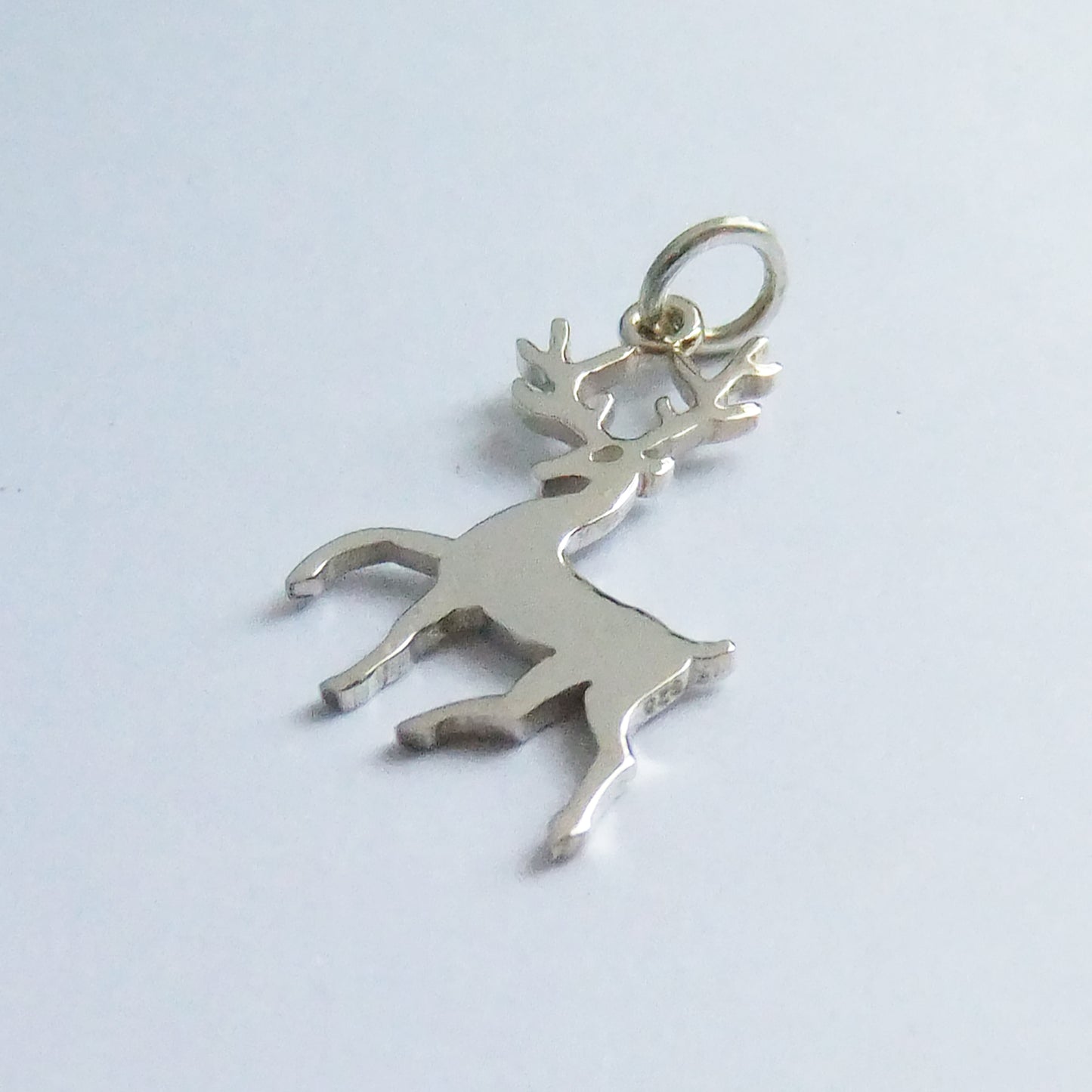 reindeer silhouette charm