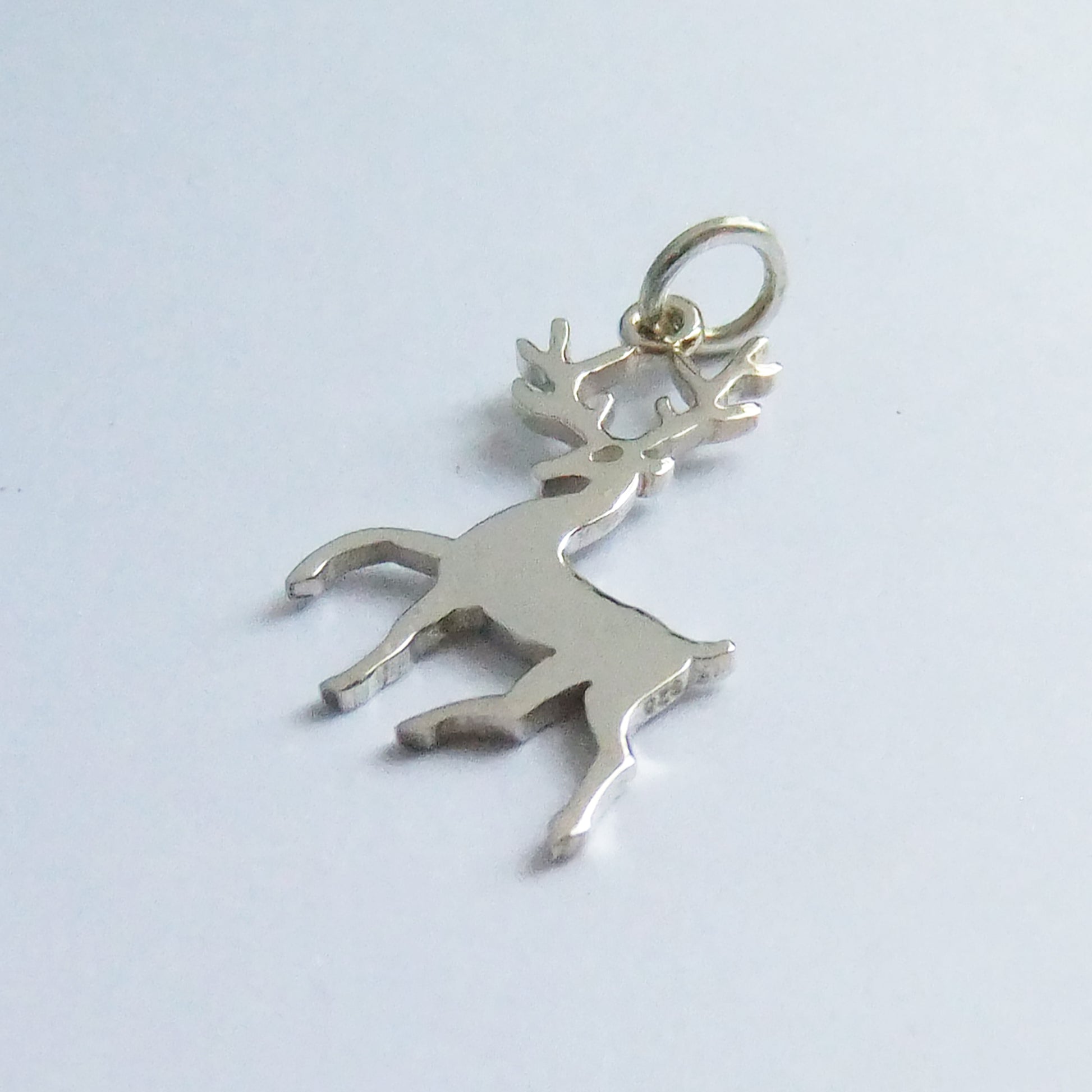 reindeer silhouette charm