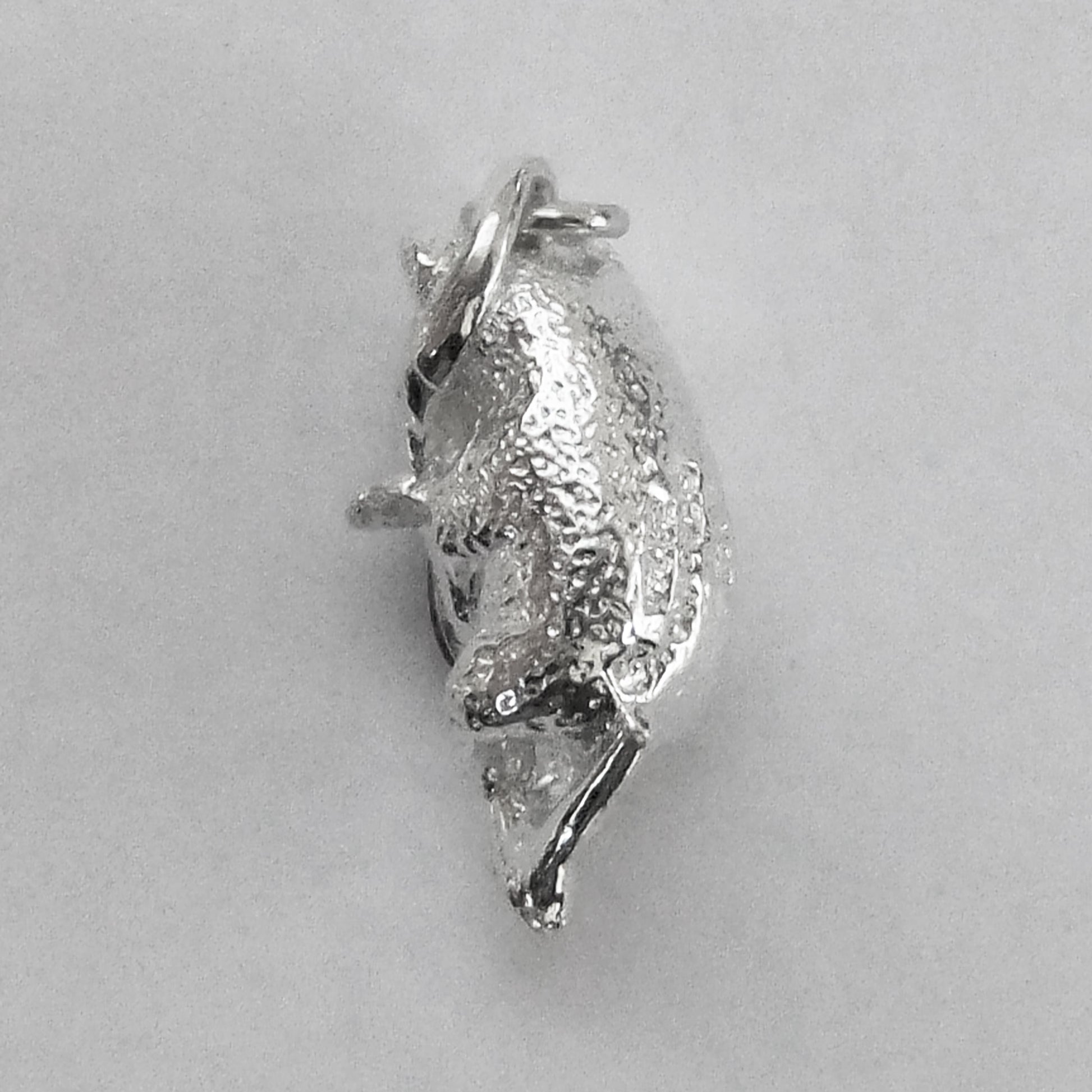 Koala charm opal sterling silver or gold reverse