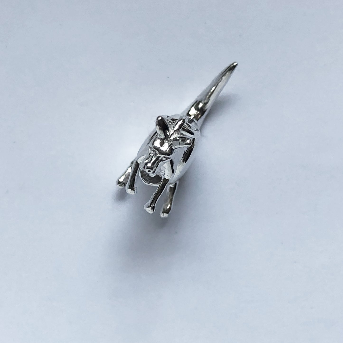 kangaroo charm with moving joey
