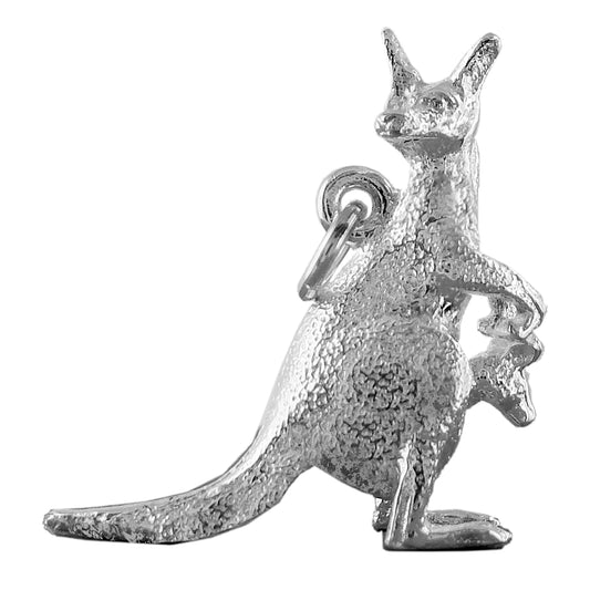 kangaroo and joey charm – 2 sizes large