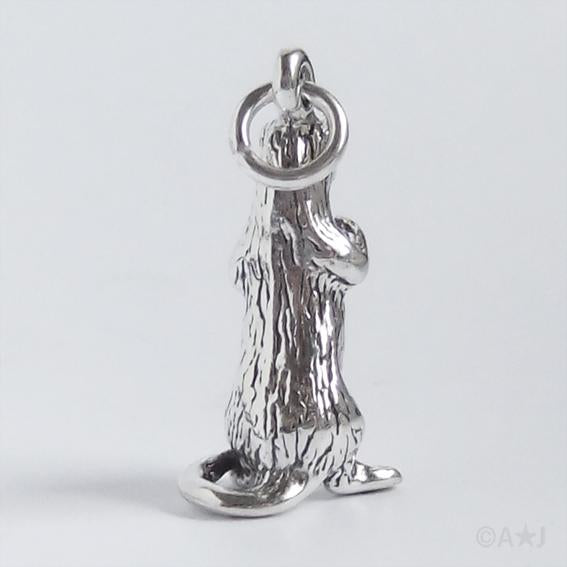 otter with fish charm