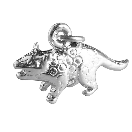 Quoll Charm Sterling Silver Australian Animal Pendant