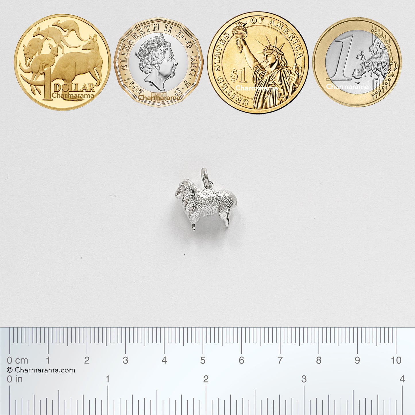zodiac aries the ram charm