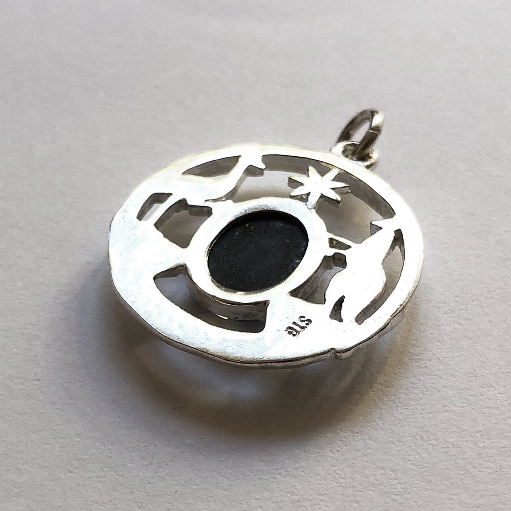 australian crest charm – opal