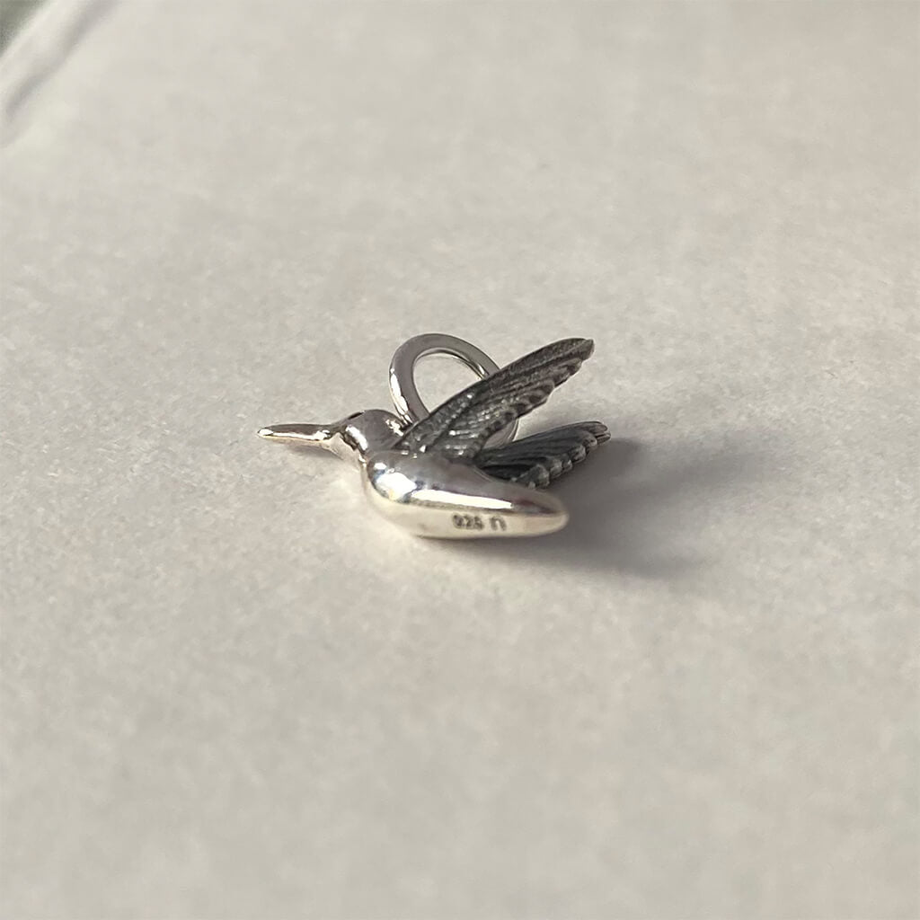 hummingbird charm — small