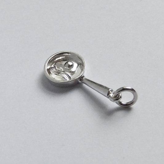 egg and bacon frying pan charm