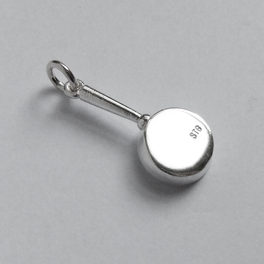 egg and bacon frying pan charm