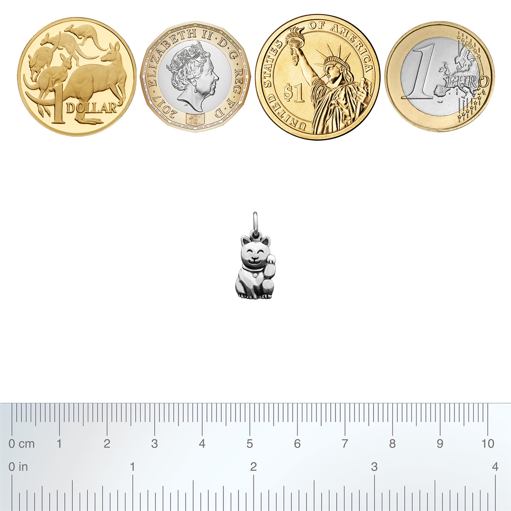 maneki-neko cat charm