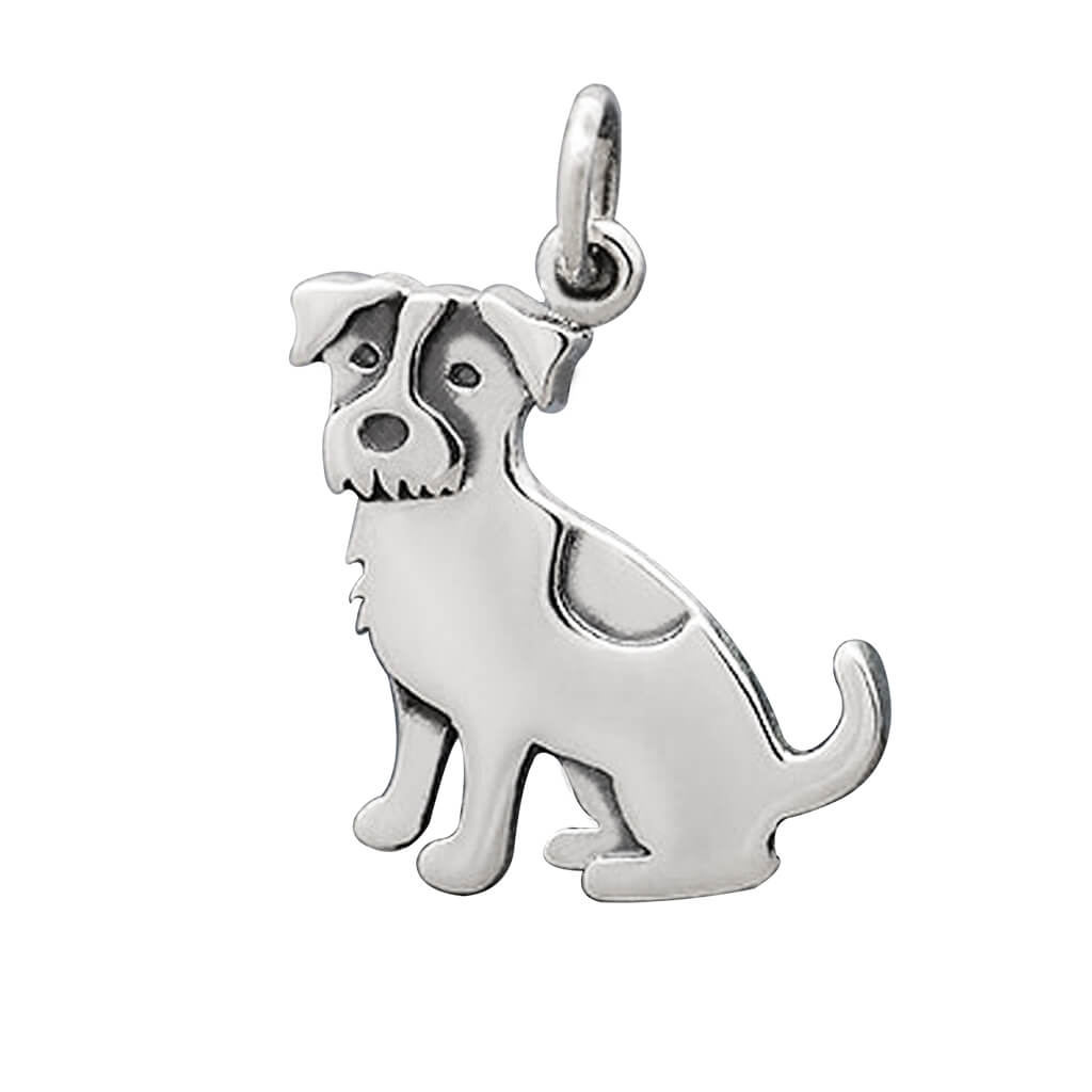 jack russell terrier dog charm