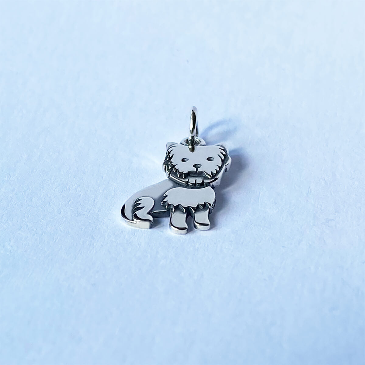 West Highland Terrier charm sterling silver dog pendant