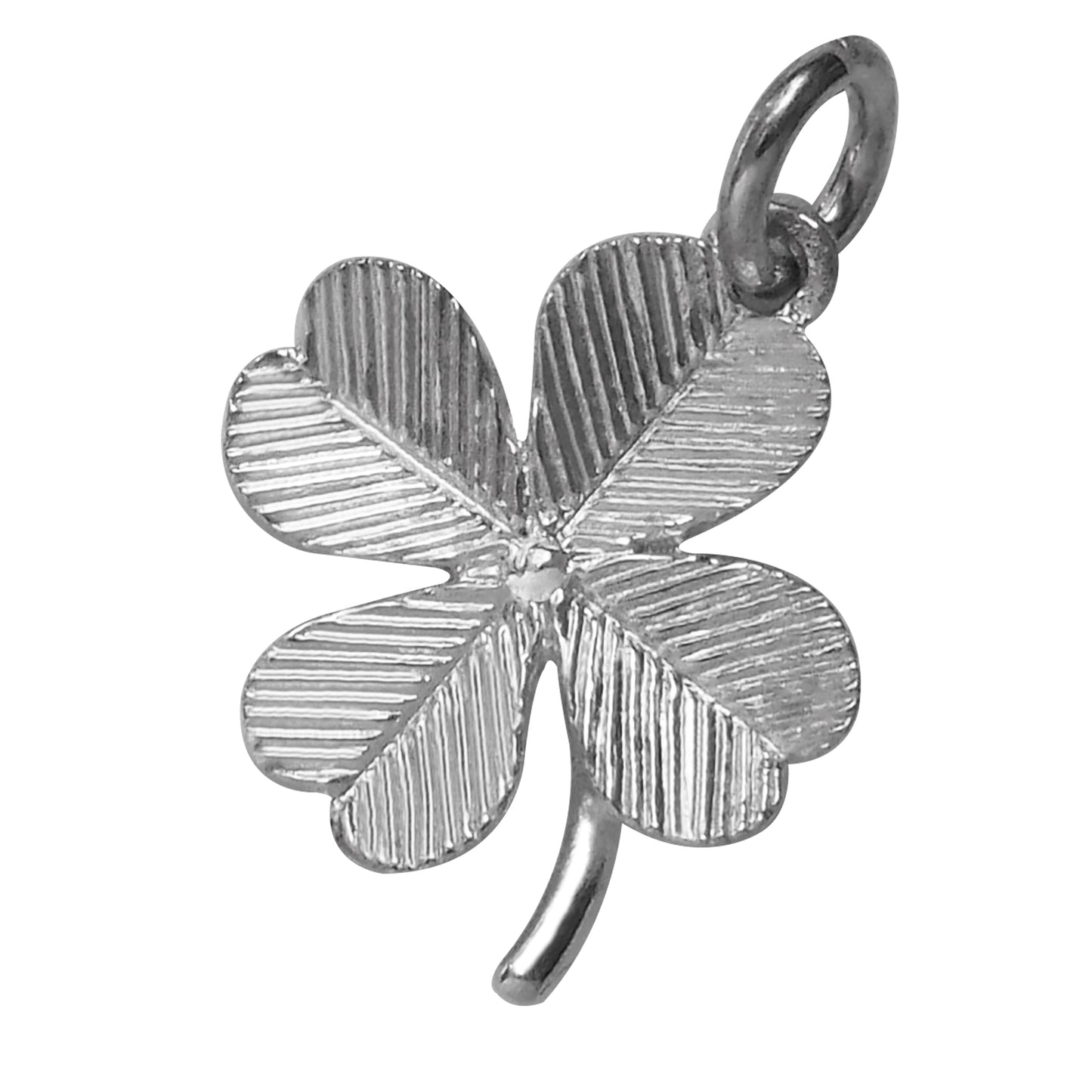 lucky four leaf clover charm