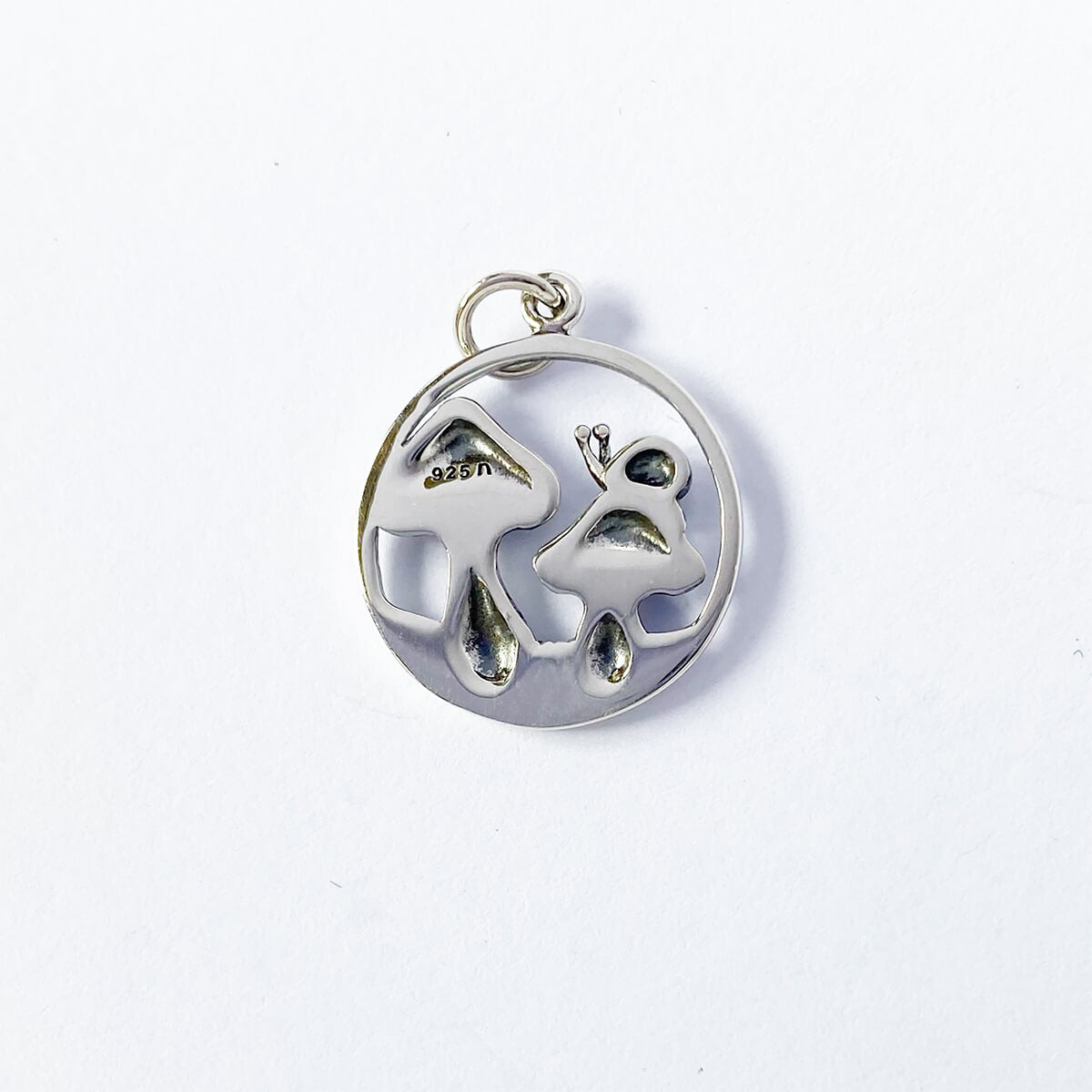 toadstools and snail charm