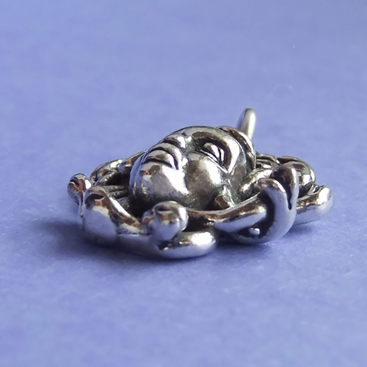 Medusa Charm Sterling Silver Gorgon Pendant