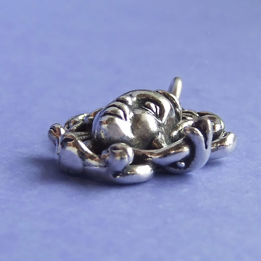 Medusa Charm Sterling Silver Gorgon Pendant