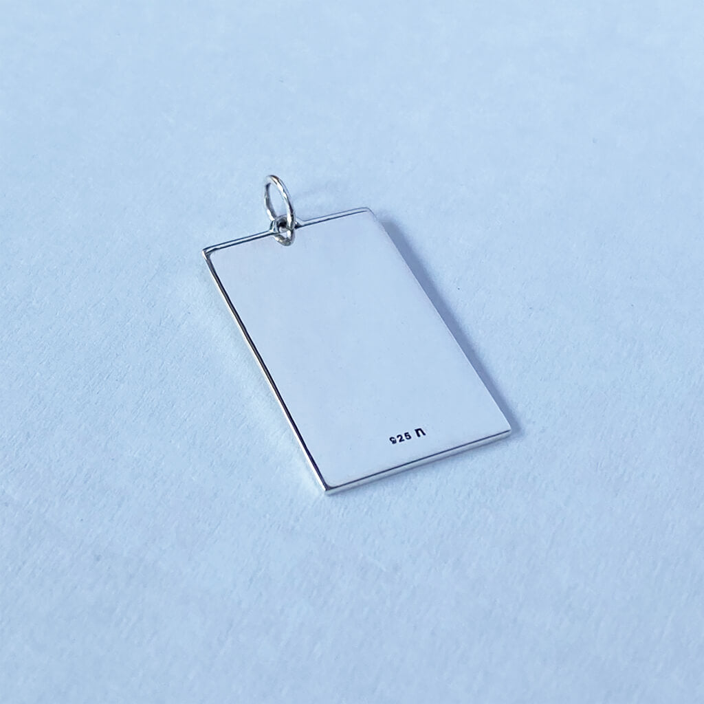tarot card charm — the high priestess