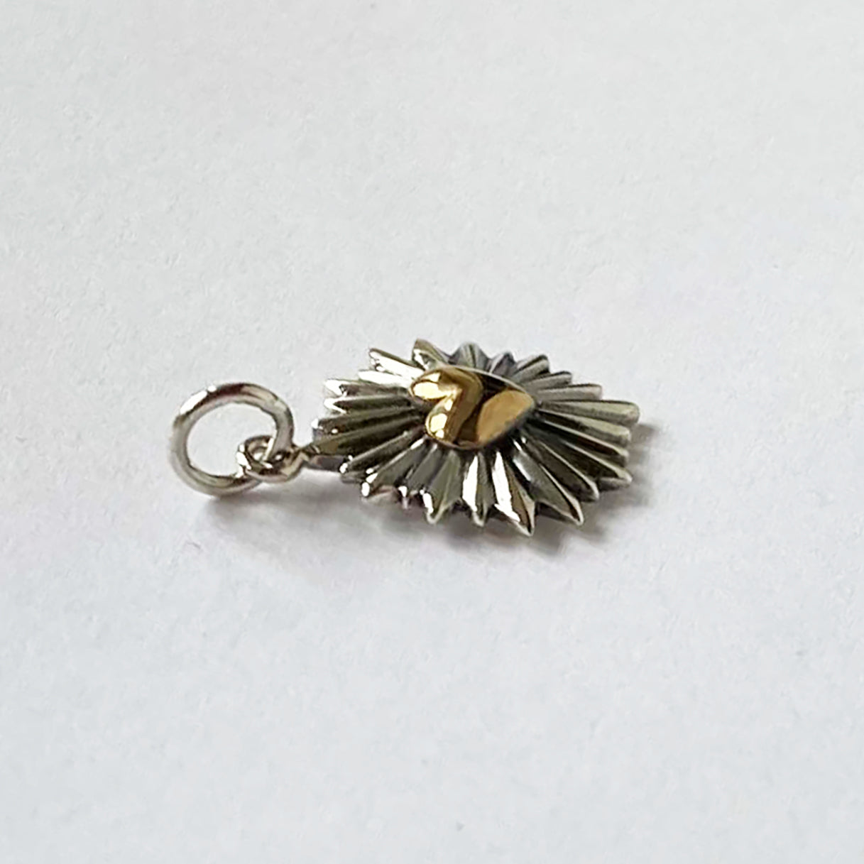 heart with rays charm