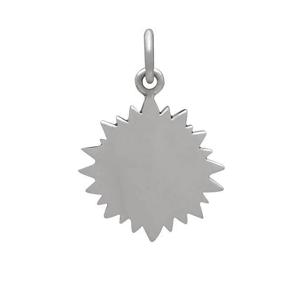 heart with rays charm