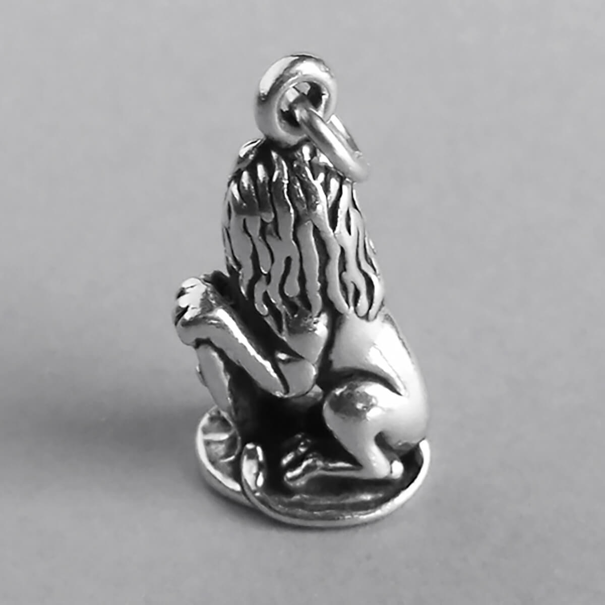 marzocco lion sterling silver statue charm