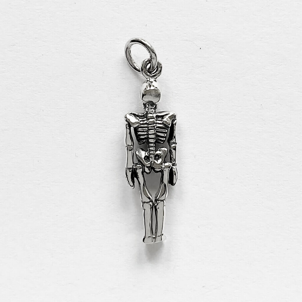 human skeleton charm