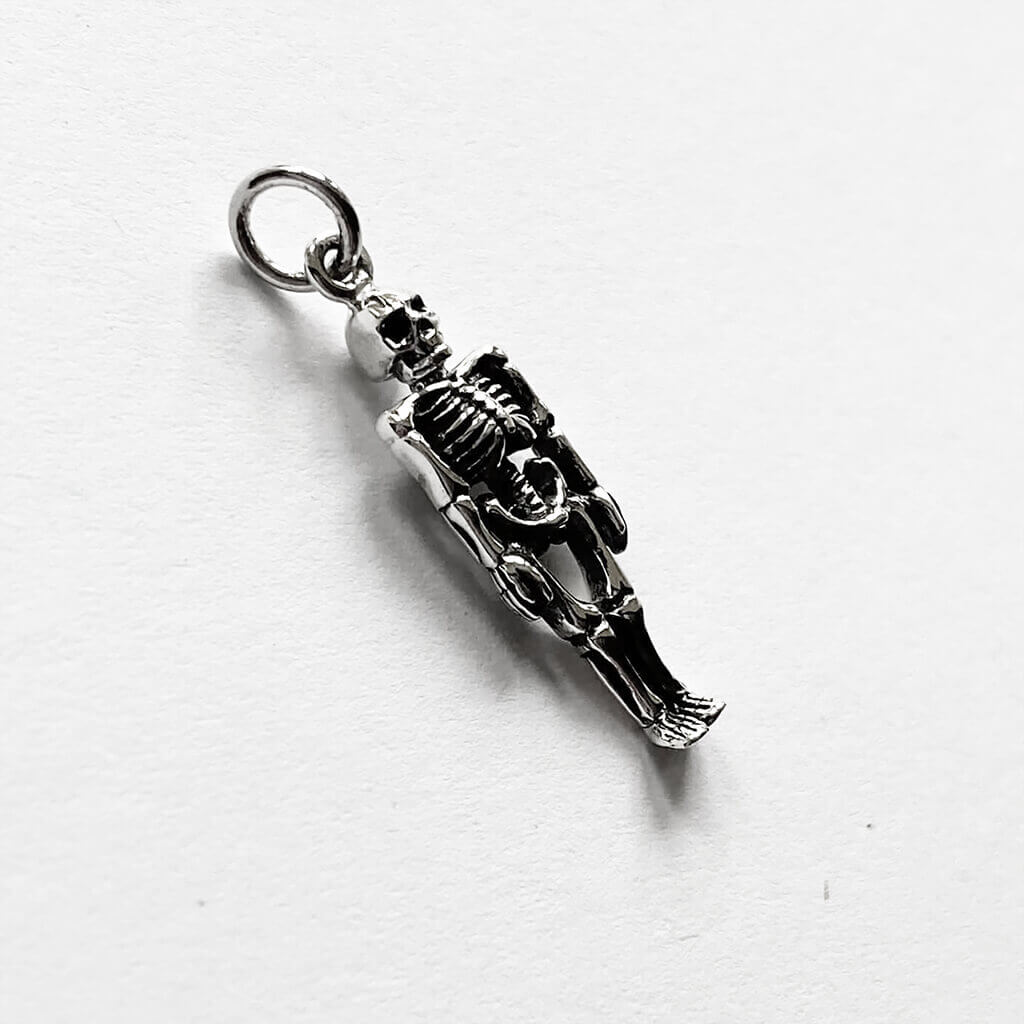 human skeleton charm