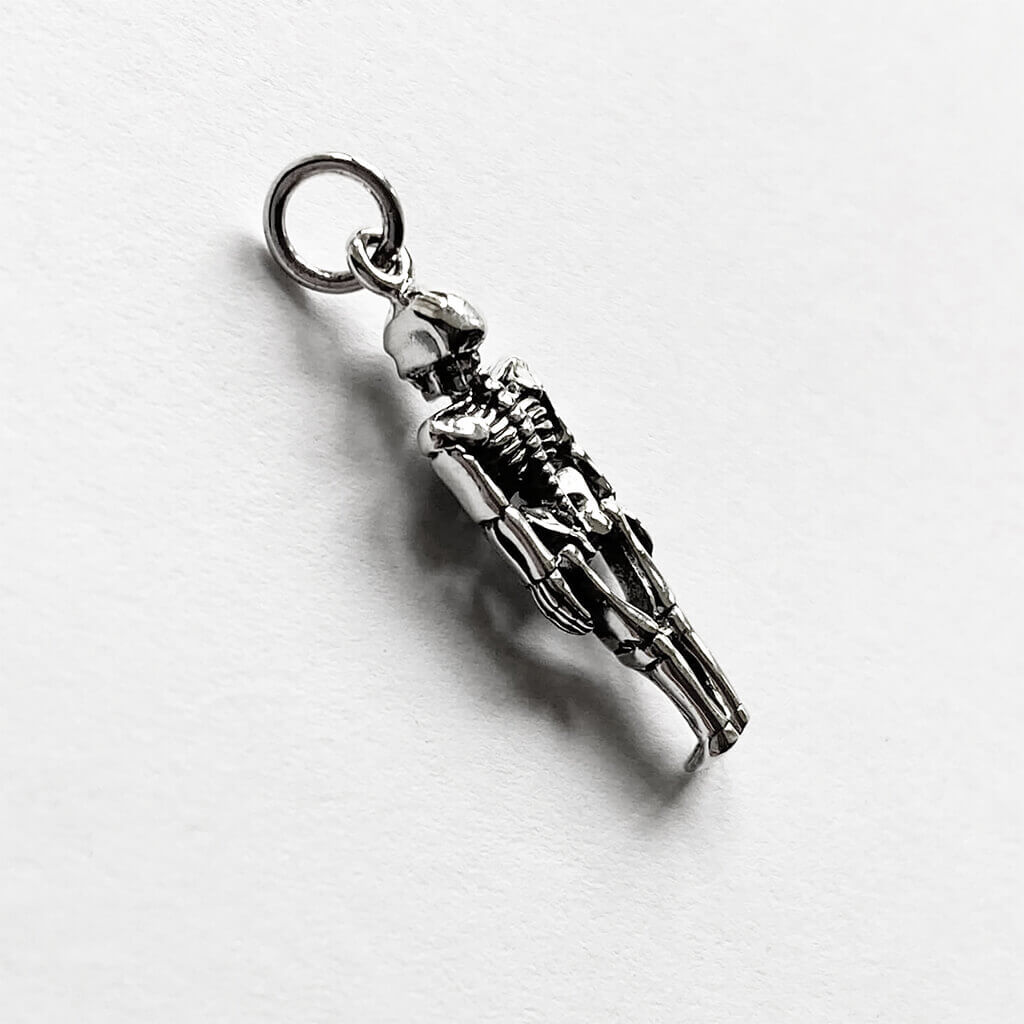 human skeleton charm