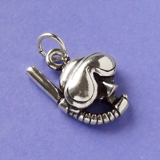 Sterling Silver Diving Mask and Snorkel Charm
