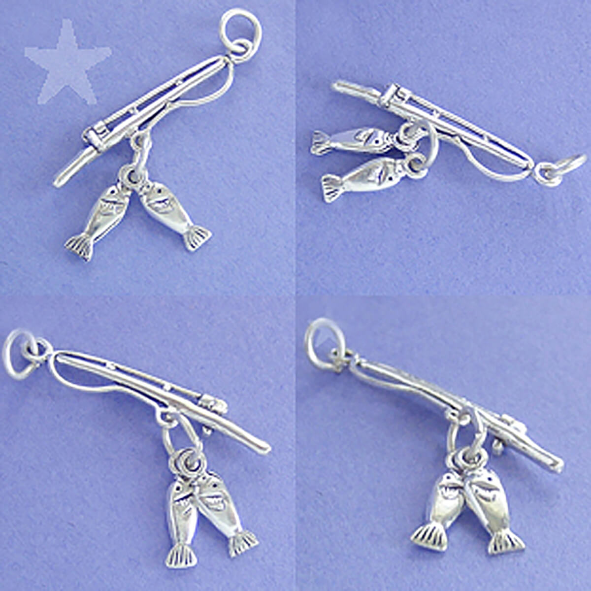 fishing rod charm