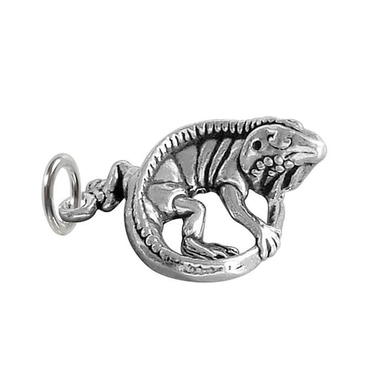 iguana lizard charm