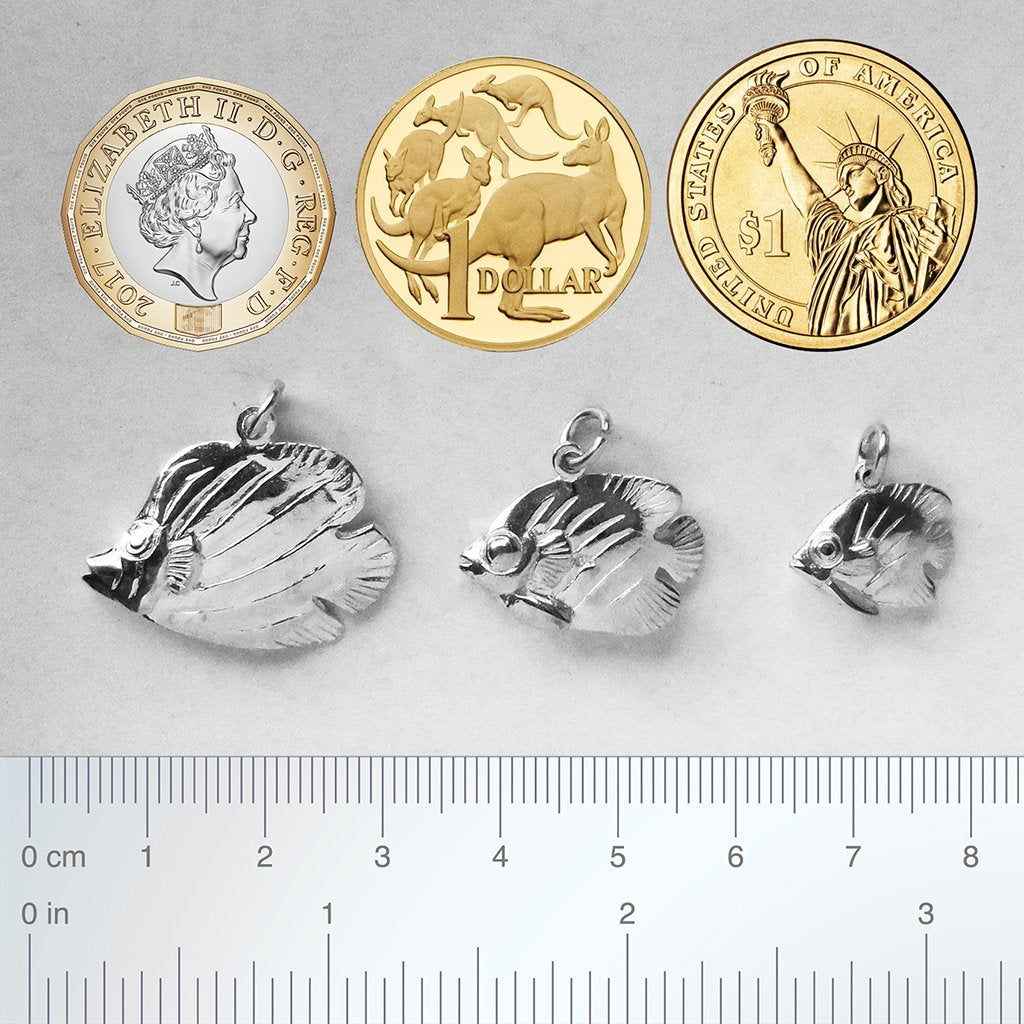 tropical fish charm – 3 sizes