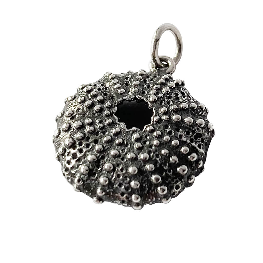 Sea Urchin Charm Sterling silver