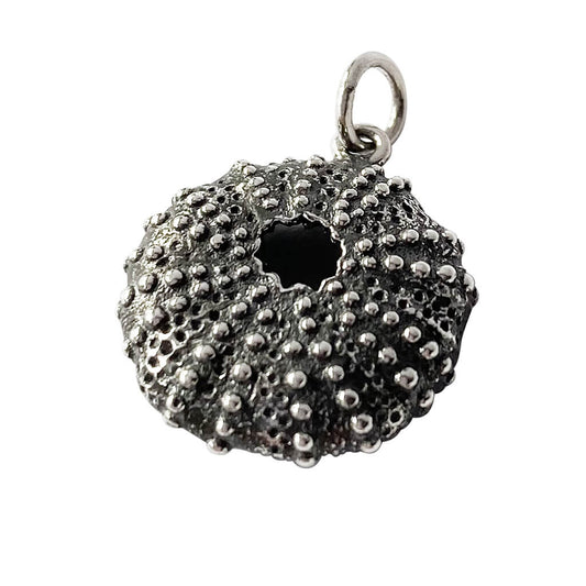 Sea Urchin Charm Sterling silver