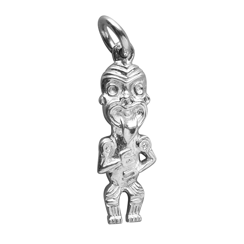 Tiko New Zealand Tiki Charm Sterling Silver NZ Pendant
