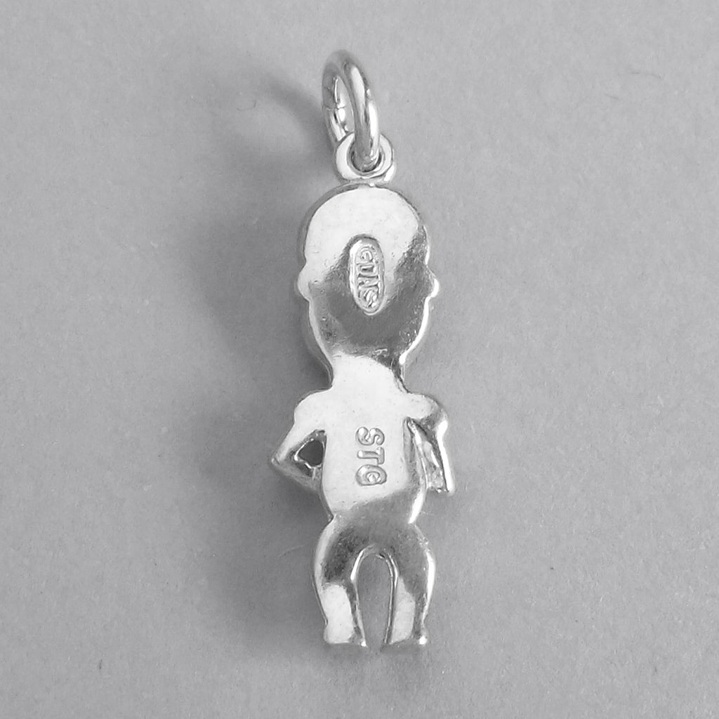 Tiko New Zealand Tiki Charm Sterling Silver NZ Pendant