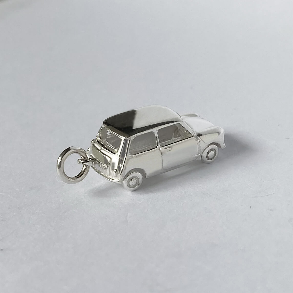 mini car charm — moving wheels