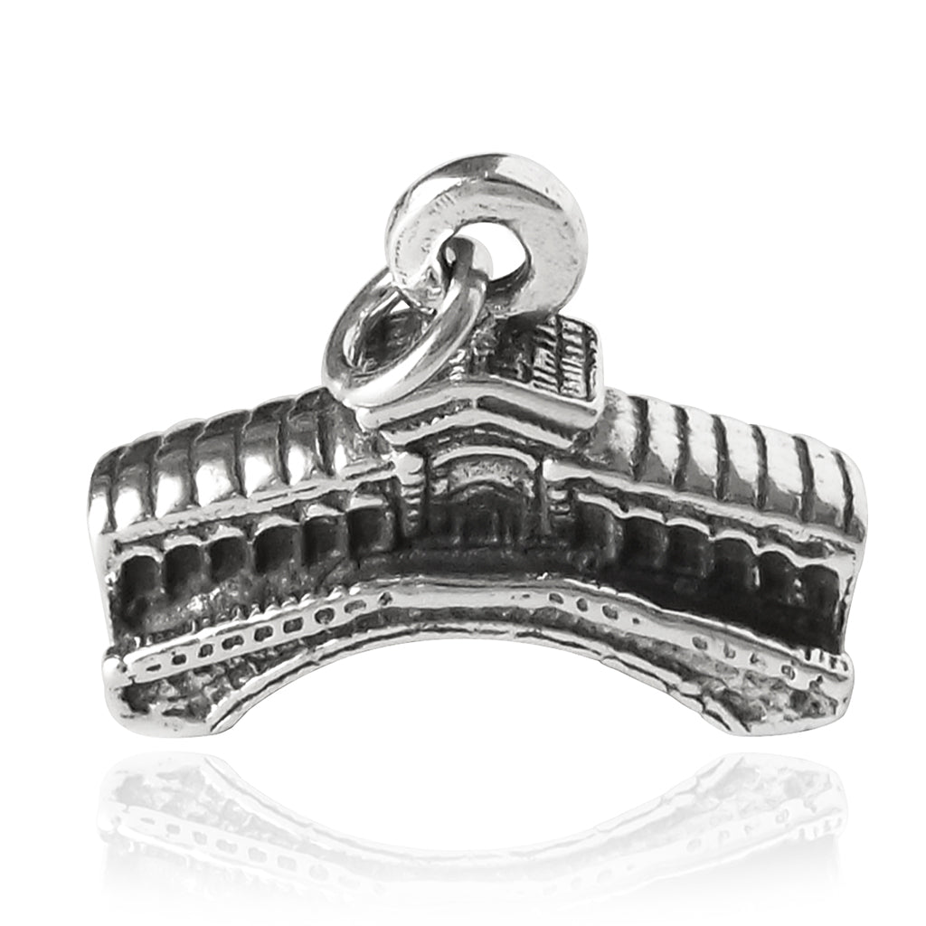 Rialto Bridge Charm Sterling Silver Venice Italy Pendant