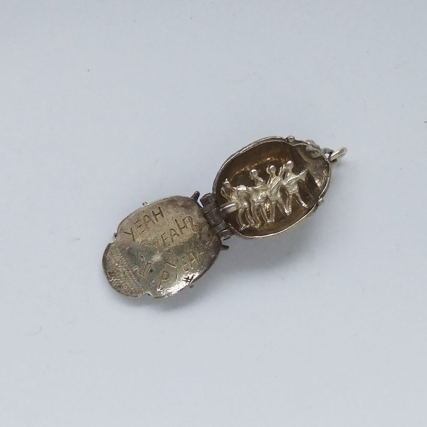 Vintage Beetle Charm Silver Beatles with Band Members